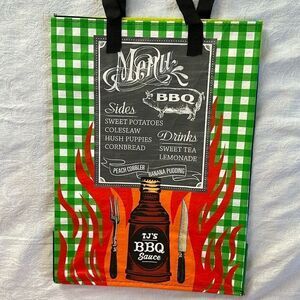 Trader Joe’s Plastic Reusable Shopping Tote Bag 6 Gallon North Carolina Collect
